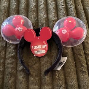 Disney Pink Light-Up Mickey Ears Headband